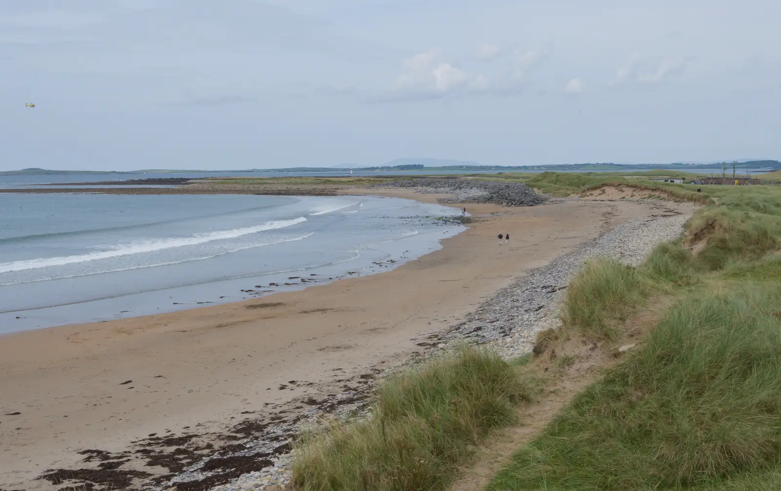 The wide and empty beach of Strandhill, from Clogherrevagh and Strandhill, Leitrim, Ireland - 24th August 2026