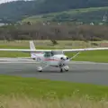 A Cessna taxis up the runway, Clogherrevagh and Strandhill, Leitrim, Ireland - 24th August 2026