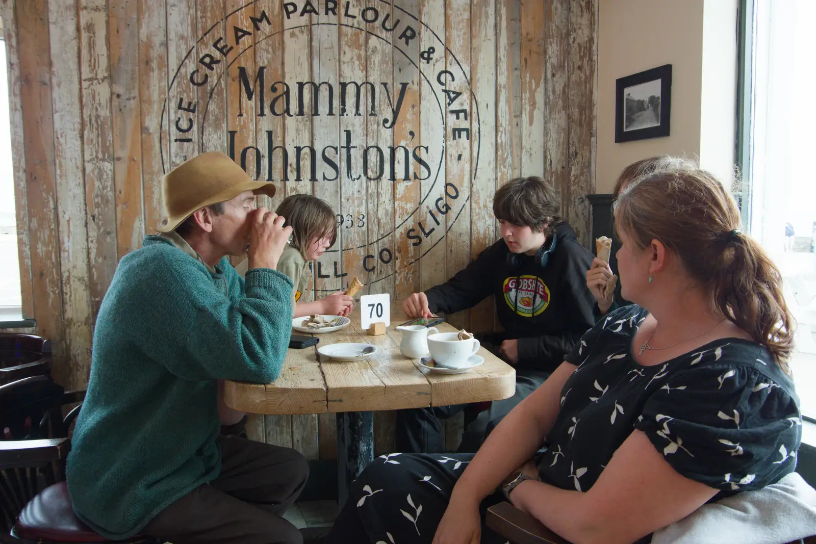 We get some ice cream in Mammy Johnston's, from Clogherrevagh and Strandhill, Leitrim, Ireland - 24th August 2026