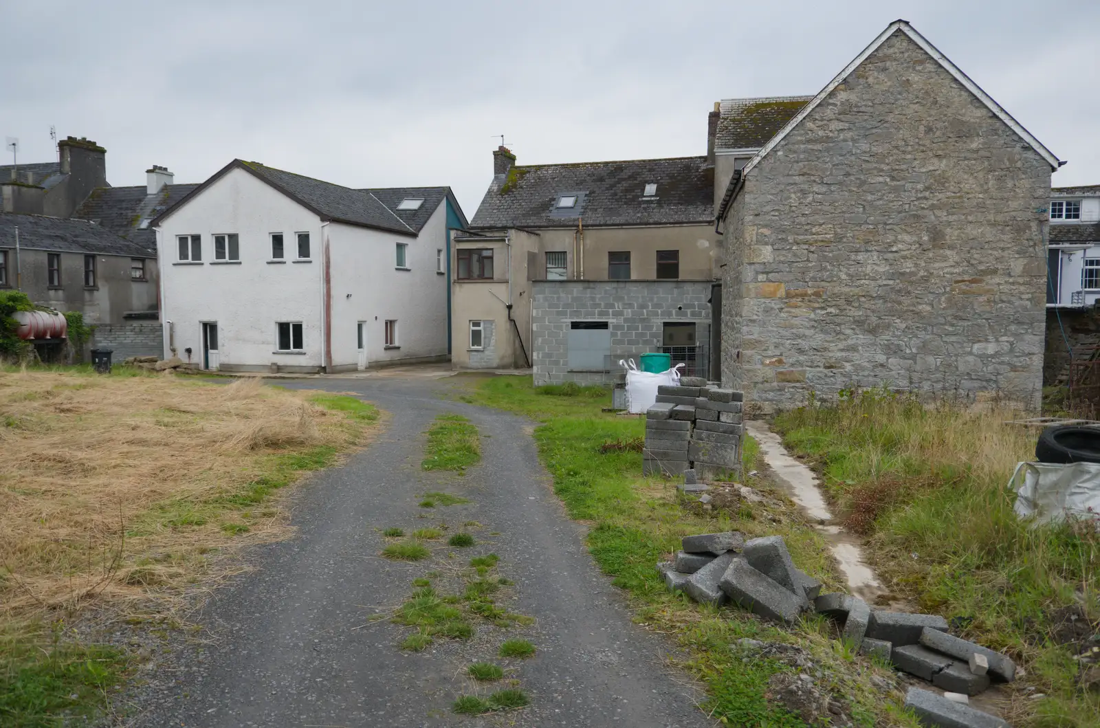 The back of some buildings on Main Street, from Manorhamilton, Sligo and Streedagh Beach, Leitrim, Ireland - 26th August 2026