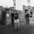 Philly, James and Isobel pose for a band photo, Manorhamilton, Sligo and Streedagh Beach, Leitrim, Ireland - 26th August 2026