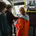 Fred pays for his bus ticket, Manorhamilton, Sligo and Streedagh Beach, Leitrim, Ireland - 26th August 2026
