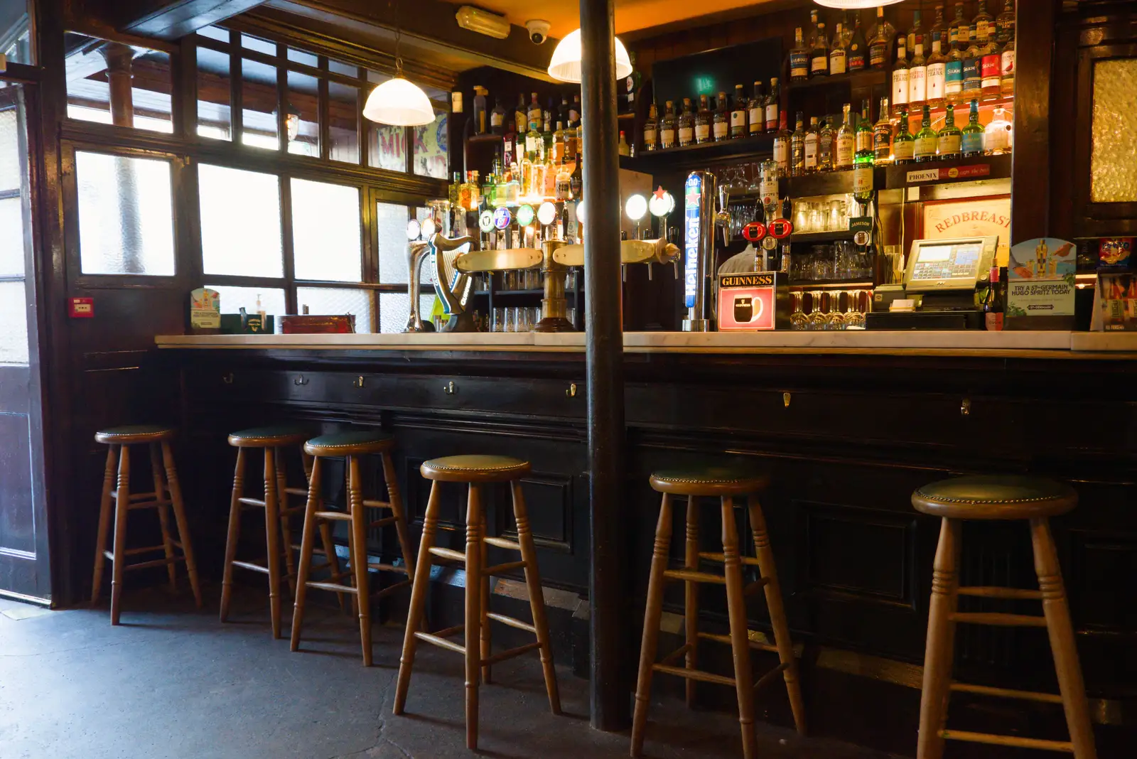 The bar at Hargadon Brothers, from Manorhamilton, Sligo and Streedagh Beach, Leitrim, Ireland - 26th August 2026