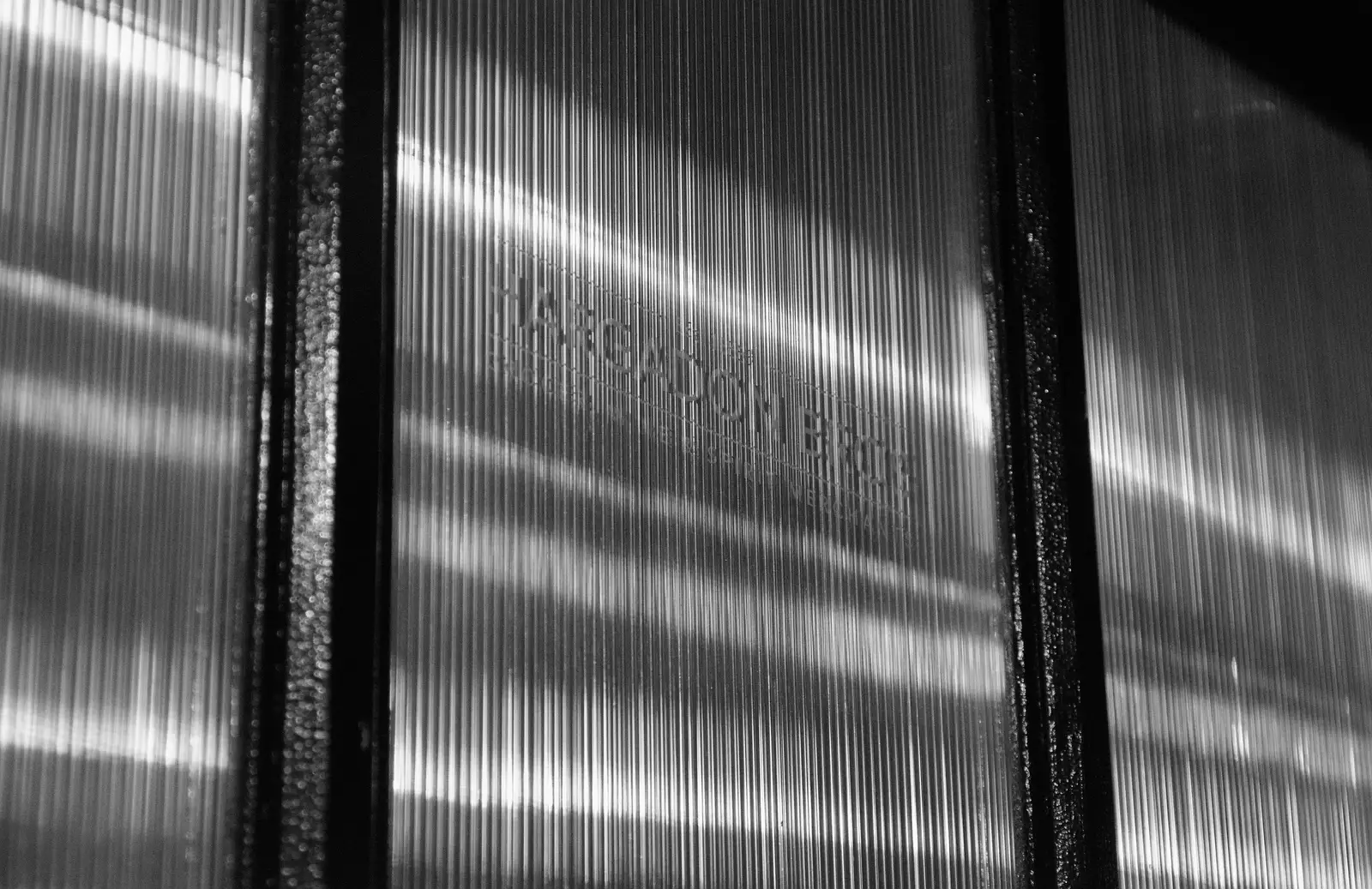 Hargadon Bros etched in glass, from Manorhamilton, Sligo and Streedagh Beach, Leitrim, Ireland - 26th August 2026
