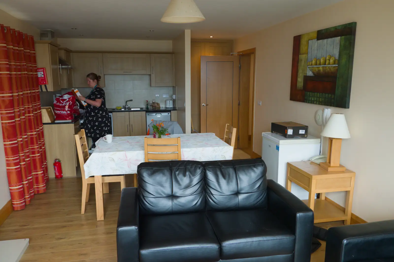 Our student apartment lounge and kitchen, from Manorhamilton, Sligo and Streedagh Beach, Leitrim, Ireland - 26th August 2026