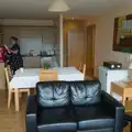 Our student apartment lounge and kitchen, Manorhamilton, Sligo and Streedagh Beach, Leitrim, Ireland - 26th August 2026