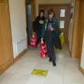The boys pile out of the lift with bags of food, Manorhamilton, Sligo and Streedagh Beach, Leitrim, Ireland - 26th August 2026