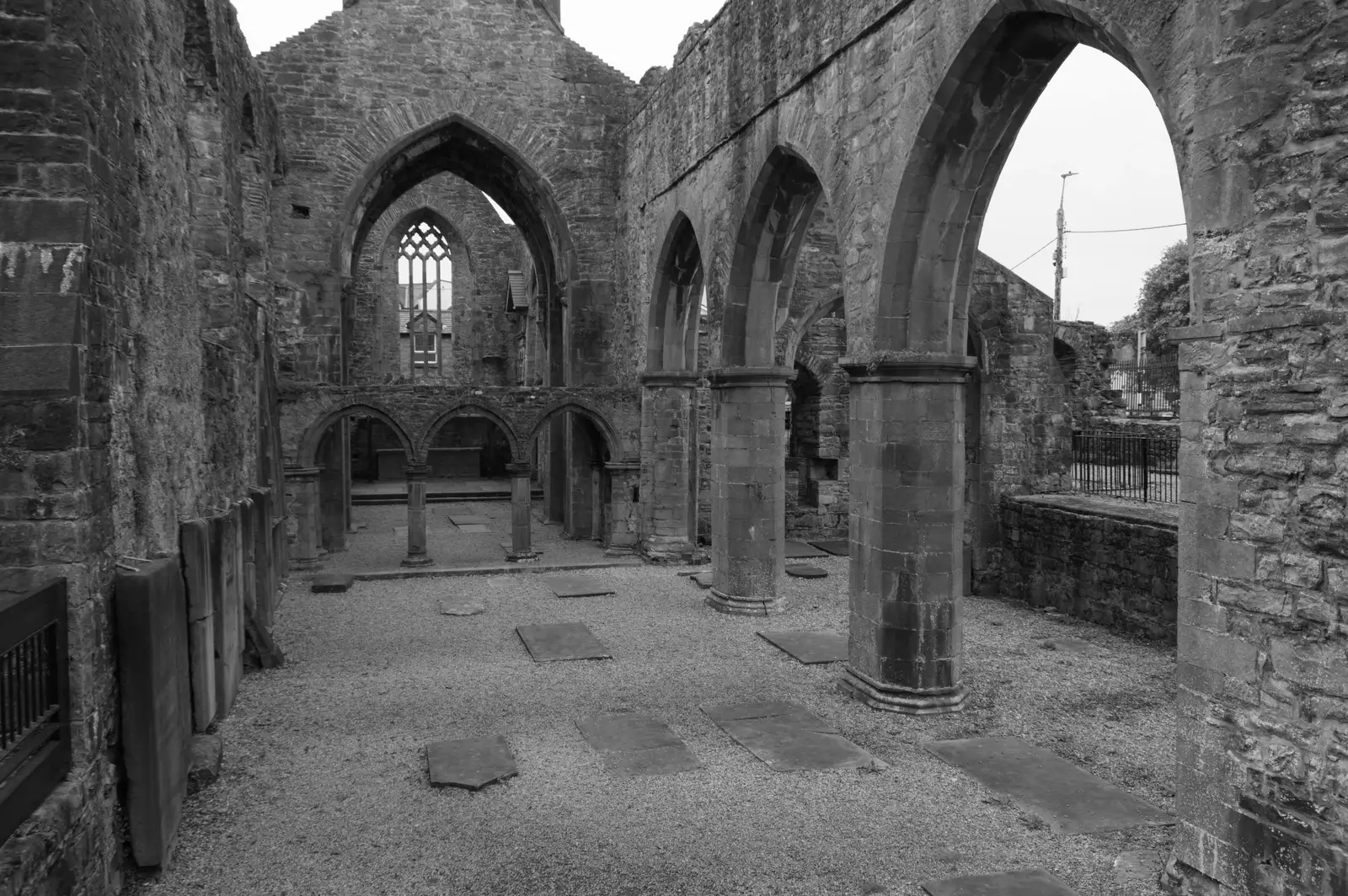 The ruins of Sligo Abbey, from Manorhamilton, Sligo and Streedagh Beach, Leitrim, Ireland - 26th August 2026