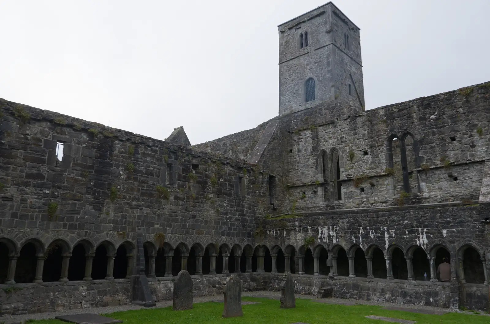 The cloisters of Sligo Abbey, from Manorhamilton, Sligo and Streedagh Beach, Leitrim, Ireland - 26th August 2026