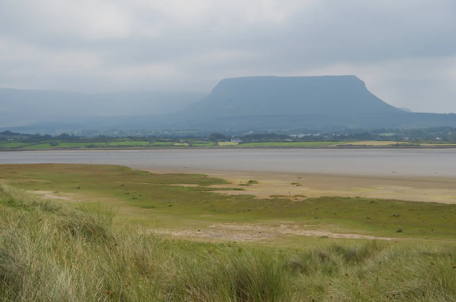 Ben Bulben looms out of the haze, from Manorhamilton, Sligo and Streedagh Beach, Leitrim, Ireland - 26th August 2026