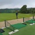 Harry at the driving range, Castle Dargan Golf, Glangelvin and Pizza in Dún Laoghaire, Ireland - 28th August 2026