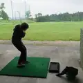 Fred has a swing, Castle Dargan Golf, Glangelvin and Pizza in Dún Laoghaire, Ireland - 28th August 2026