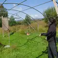 We have a go at axe throwing, Castle Dargan Golf, Glangelvin and Pizza in Dún Laoghaire, Ireland - 28th August 2026