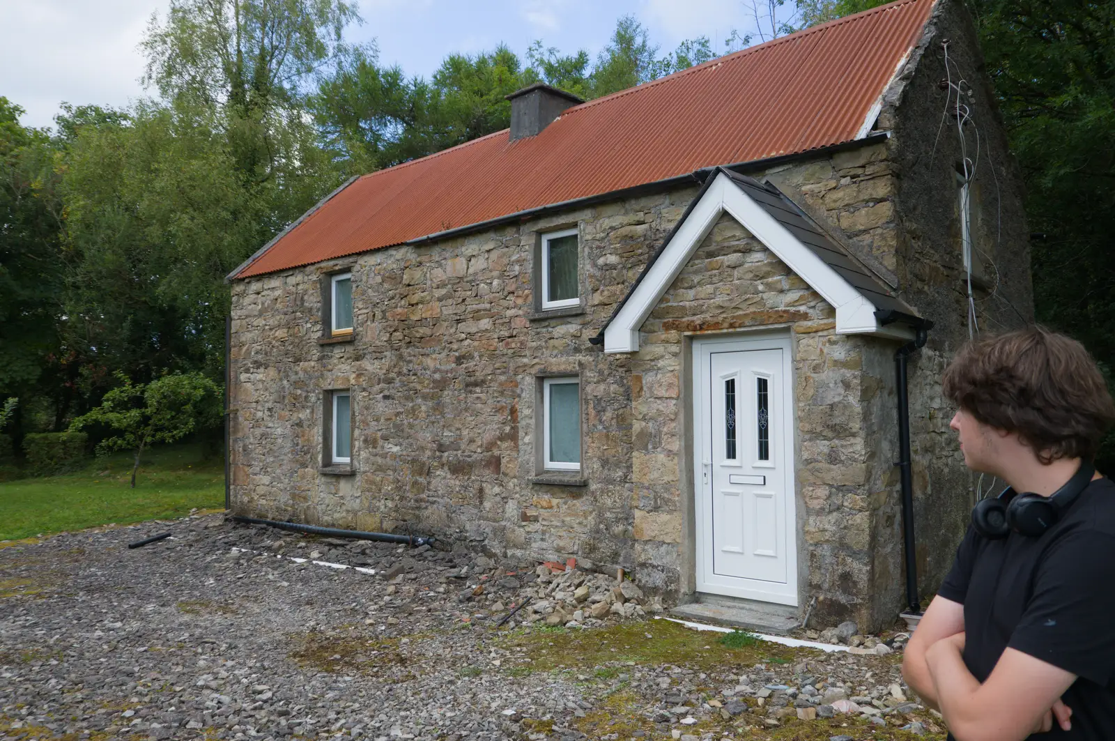 Fred and Glen Cottage, from Castle Dargan Golf, Glangelvin and Pizza in Dún Laoghaire, Ireland - 28th August 2026