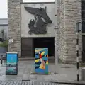 A diver on a telecomms cabinet, Castle Dargan Golf, Glangelvin and Pizza in Dún Laoghaire, Ireland - 28th August 2026