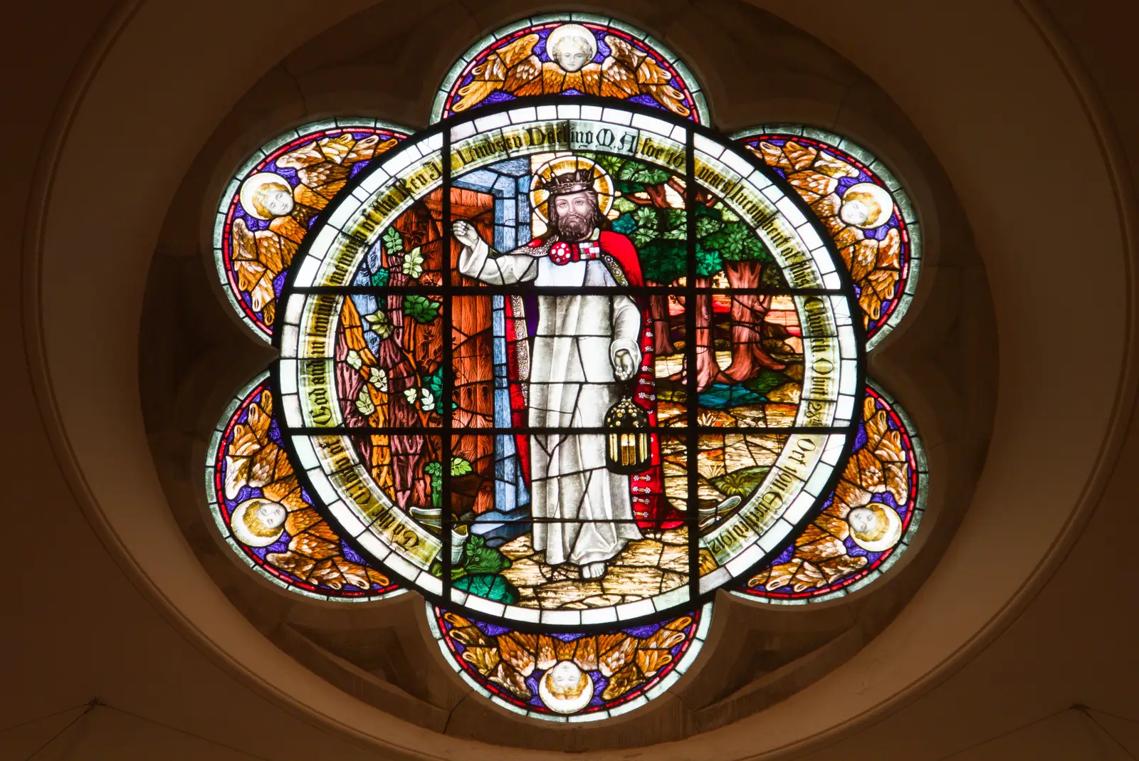 An impressive window in the old Mariner's Church, from Castle Dargan Golf, Glangelvin and Pizza in Dún Laoghaire, Ireland - 28th August 2026