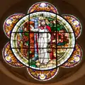 An impressive window in the old Mariner's Church, Castle Dargan Golf, Glangelvin and Pizza in Dún Laoghaire, Ireland - 28th August 2026