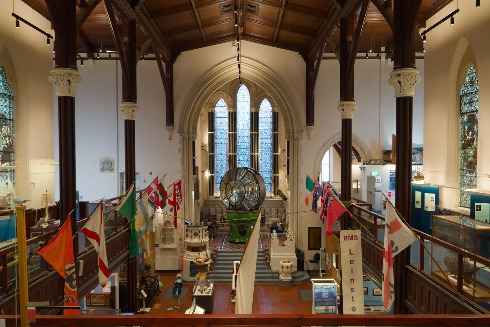 A view of the Mariner's Church from the balcony, from Castle Dargan Golf, Glangelvin and Pizza in Dún Laoghaire, Ireland - 28th August 2026