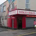 Wall art on Mike's Bikes, Castle Dargan Golf, Glangelvin and Pizza in Dún Laoghaire, Ireland - 28th August 2026