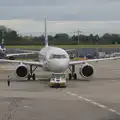 An SAS Airbus gets pushed back, Castle Dargan Golf, Glangelvin and Pizza in Dún Laoghaire, Ireland - 28th August 2026