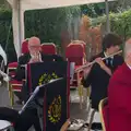 Nosher, Brian, Fred and David in action, The GSB at Walsham and the Little Blues Band in Mellis, Suffolk - 31st August 2026