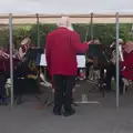 Adrian conducts, The GSB at Walsham and the Little Blues Band in Mellis, Suffolk - 31st August 2026