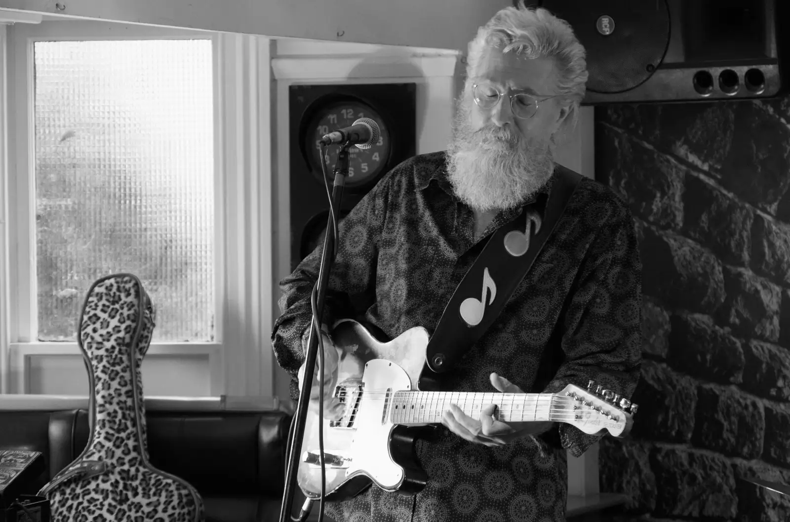 Rob's in the zone, from The GSB at Walsham and the Little Blues Band in Mellis, Suffolk - 31st August 2026