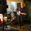 Rob does a soft-shoe shuffle or something, The GSB at Walsham and the Little Blues Band in Mellis, Suffolk - 31st August 2026