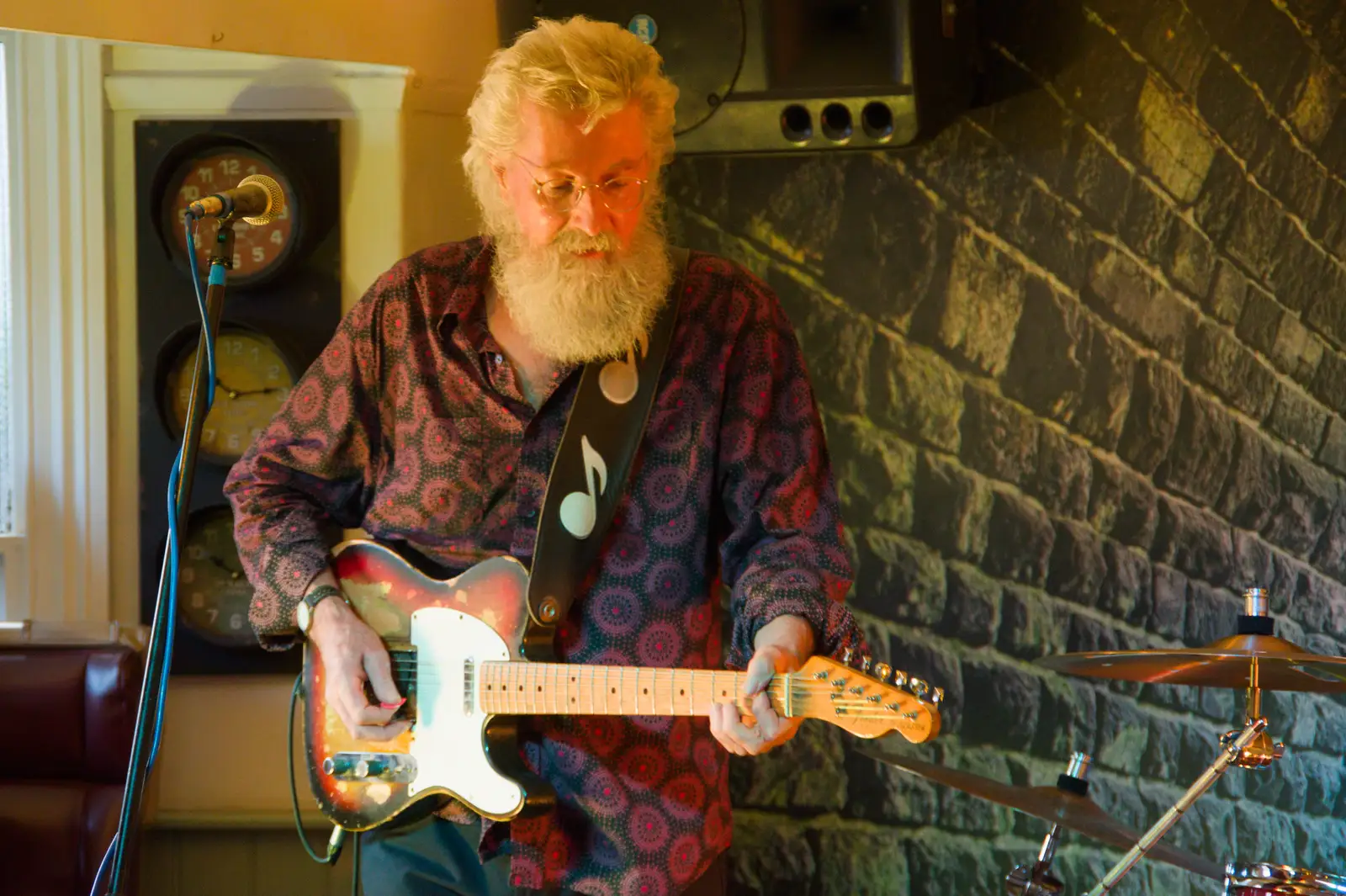 Rob plays a solo, from The GSB at Walsham and the Little Blues Band in Mellis, Suffolk - 31st August 2026