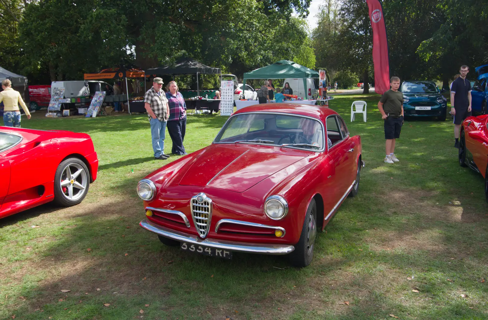 A nice old Alfa, from Shoe Shopping in Norwich, and Italia Fest at the Oaksmere - 5th September 2026