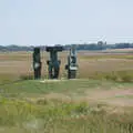 The Family of Man sculpture out in the reeds, Fred and the Suffolk Youth Wind Orchestra, Snape Maltings - 6th September 2026
