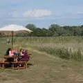 Harry and Isobel eat their picnic, Fred and the Suffolk Youth Wind Orchestra, Snape Maltings - 6th September 2026