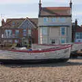 A pair of fishing boats highlighted in red, Fred and the Suffolk Youth Wind Orchestra, Snape Maltings - 6th September 2026