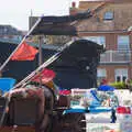 Bin-liner flags in the wind, Fred and the Suffolk Youth Wind Orchestra, Snape Maltings - 6th September 2026