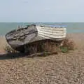 A solitary boat on the beach, Fred and the Suffolk Youth Wind Orchestra, Snape Maltings - 6th September 2026