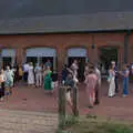 Crowds mill around outside during the interval, Fred and the Suffolk Youth Wind Orchestra, Snape Maltings - 6th September 2026