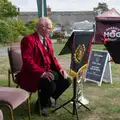Kenny considers his euphonium, The GSB at the Carnival, Pulham Market, Norfolk - 12th September 2026