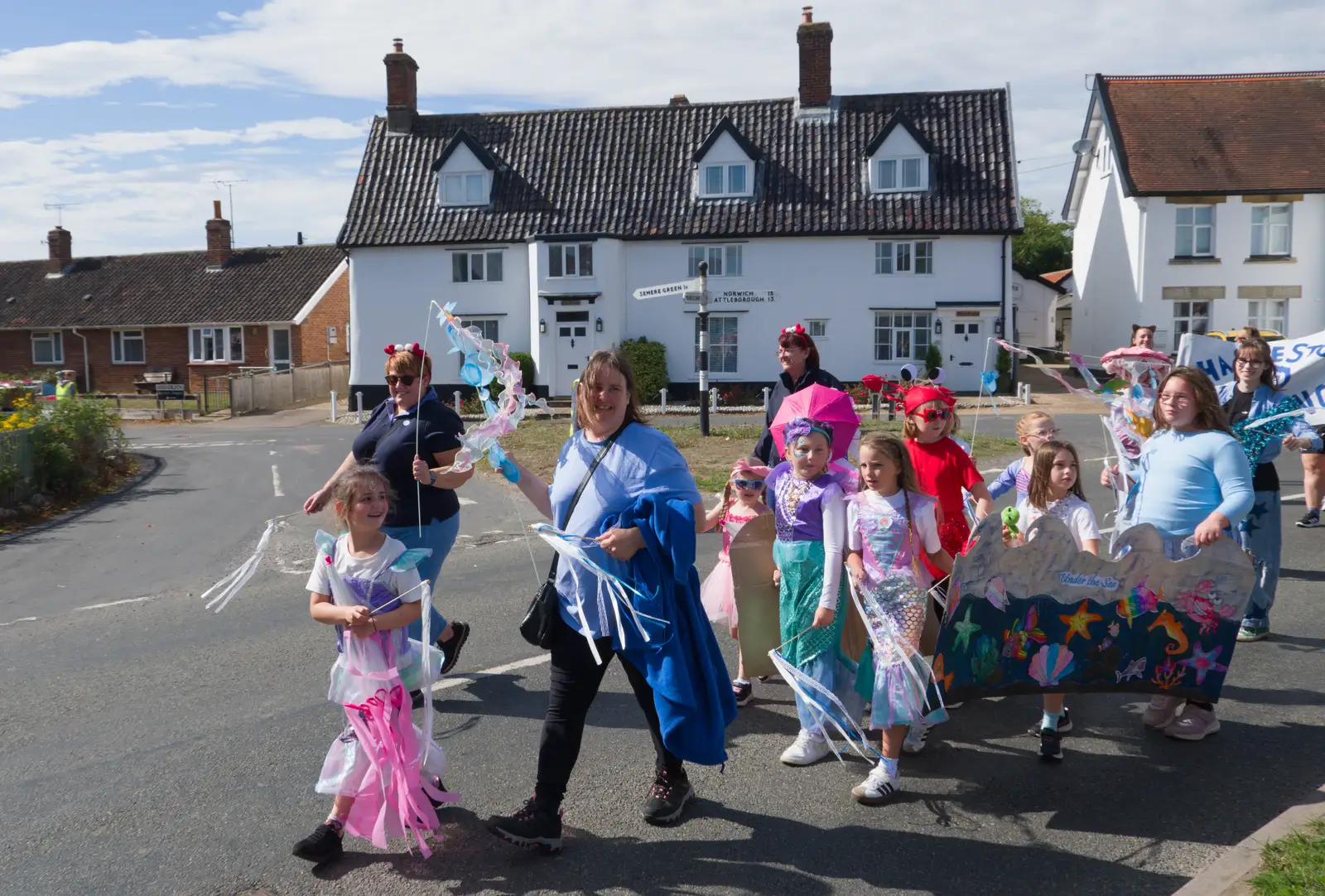 Another walking float, from The GSB at the Carnival, Pulham Market, Norfolk - 12th September 2026