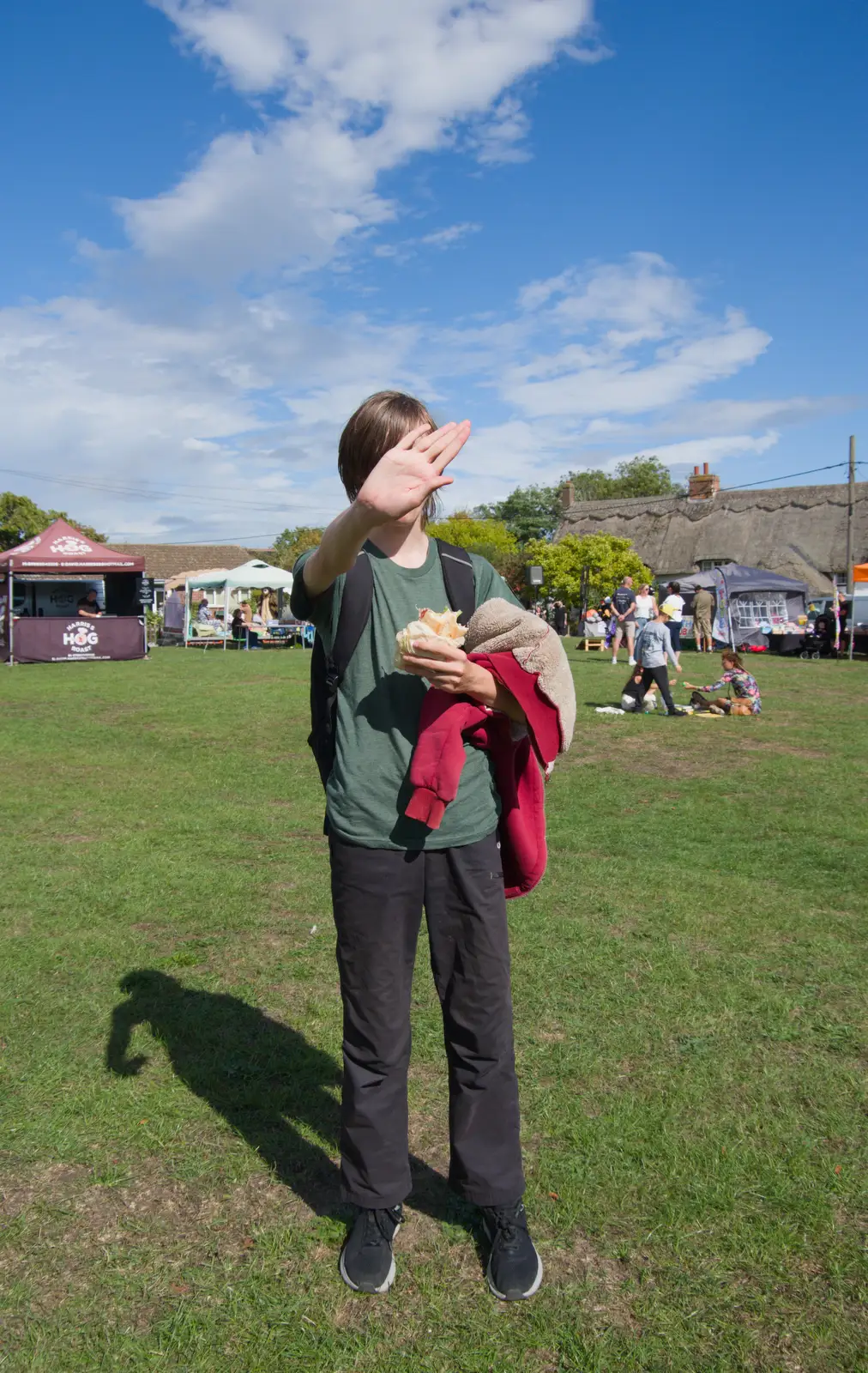 Harry says 'no photos', from The GSB at the Carnival, Pulham Market, Norfolk - 12th September 2026