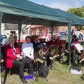 The band is ready to play, The GSB at the Carnival, Pulham Market, Norfolk - 12th September 2026