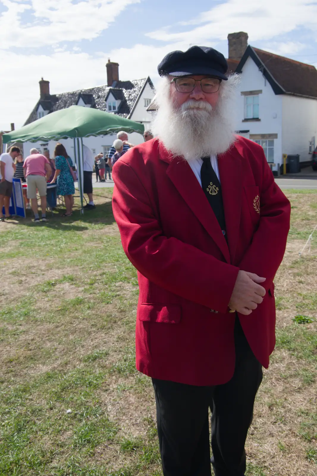 Adrian poses for a photo, from The GSB at the Carnival, Pulham Market, Norfolk - 12th September 2026