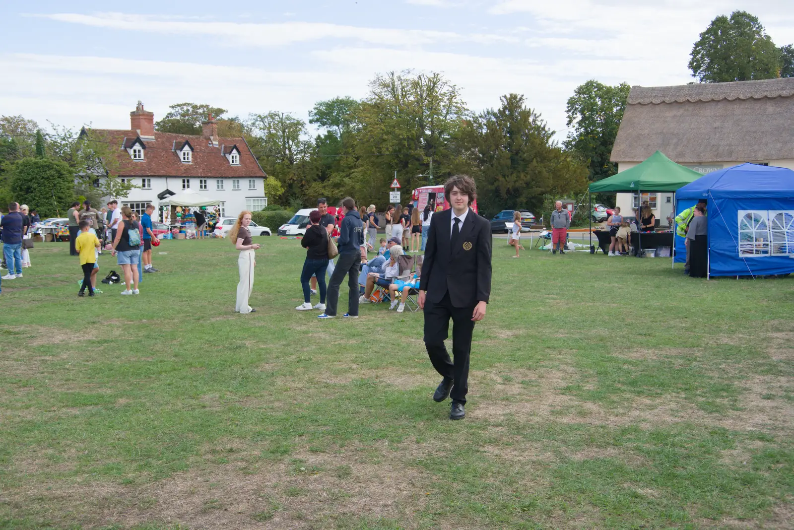 Fred roams around, from The GSB at the Carnival, Pulham Market, Norfolk - 12th September 2026