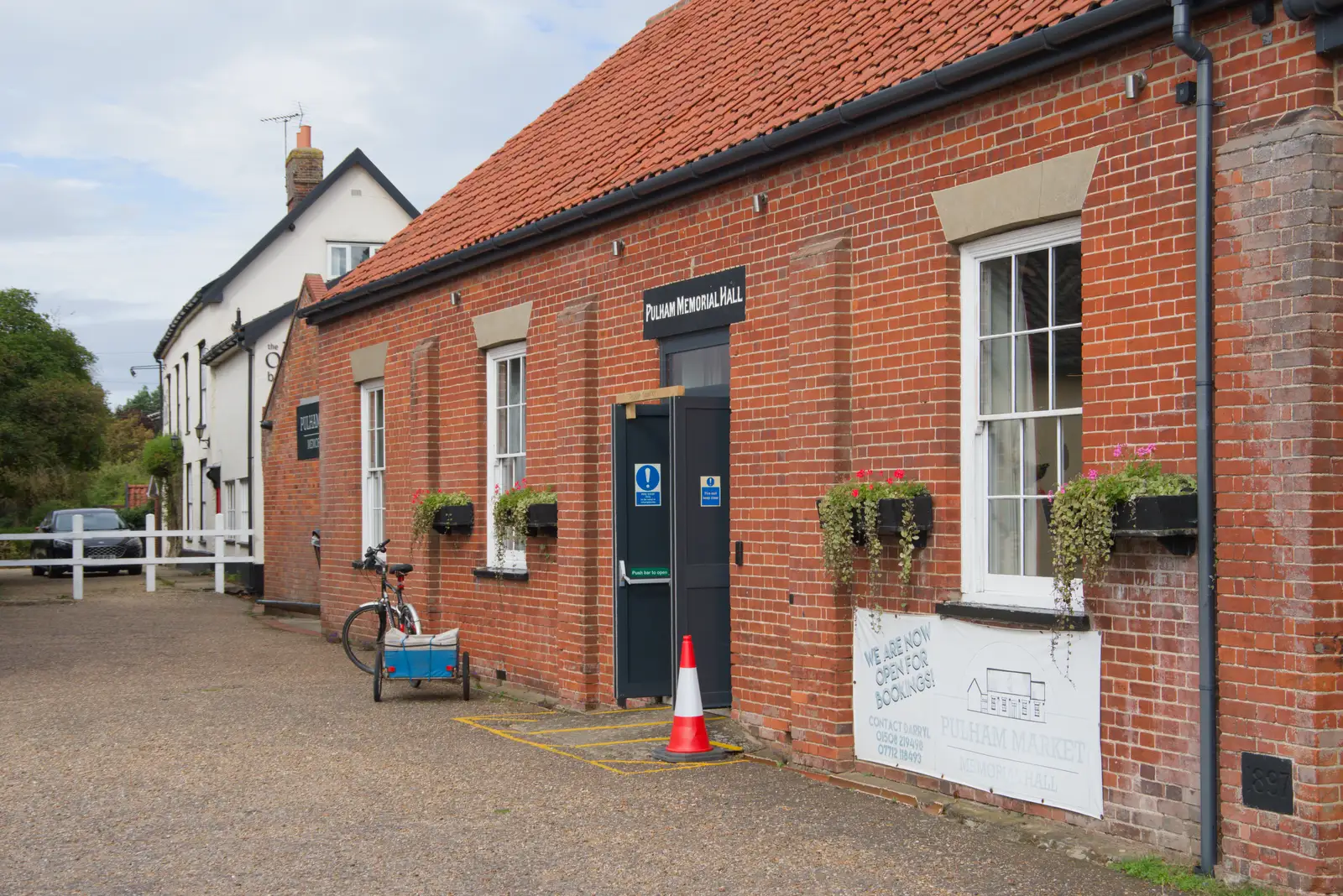 Pulham Market's village hall, from The GSB at the Carnival, Pulham Market, Norfolk - 12th September 2026
