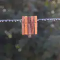 Five pegs on a washing line, The GSB at the Carnival, Pulham Market, Norfolk - 12th September 2026