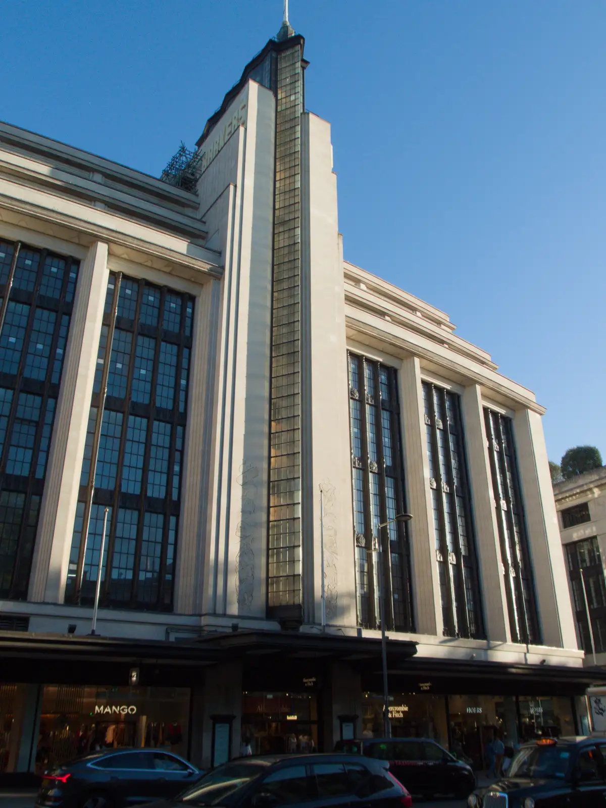 The impressive Art Deco Barker's building, from Snow Patrol at the Royal Albert Hall, South Kensington, London - 21st September 2026