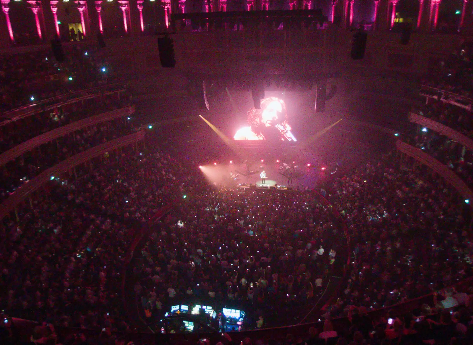 A view from upstairs at the Royal Albert Hall, from Snow Patrol at the Royal Albert Hall, South Kensington, London - 21st September 2026