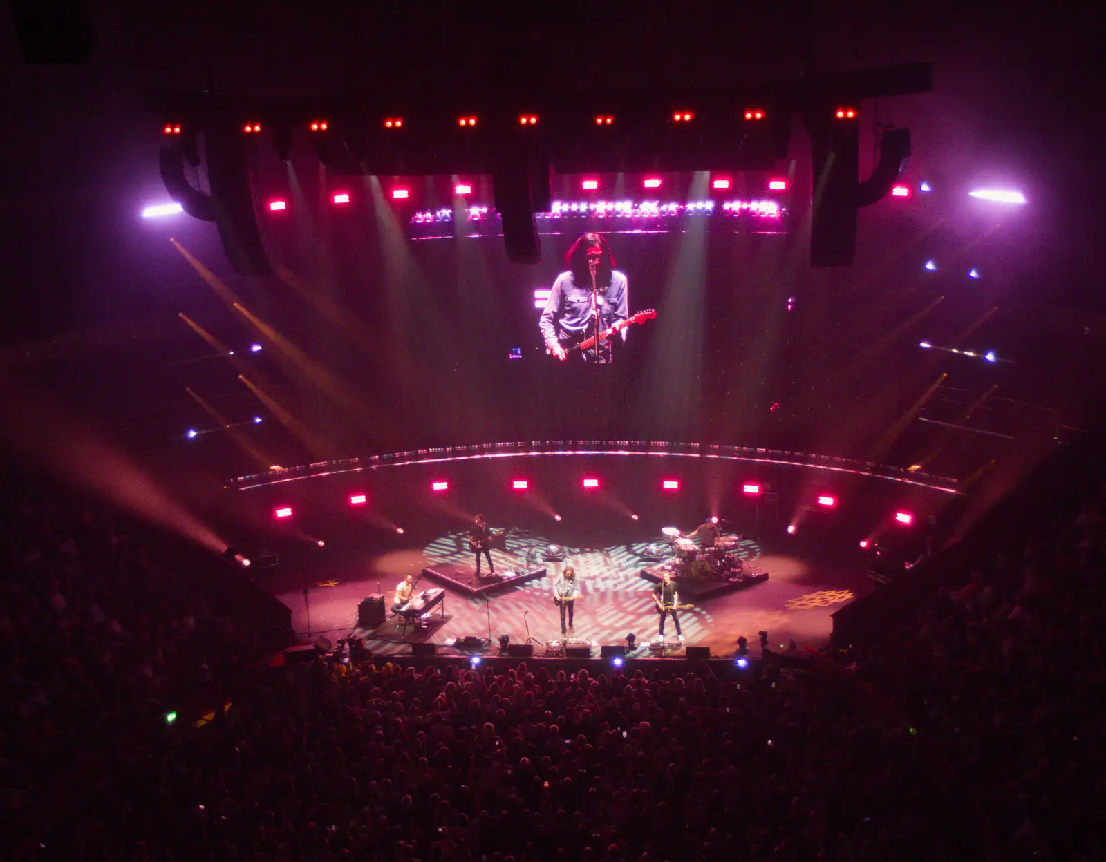 Snow Patrol in action, from Snow Patrol at the Royal Albert Hall, South Kensington, London - 21st September 2026