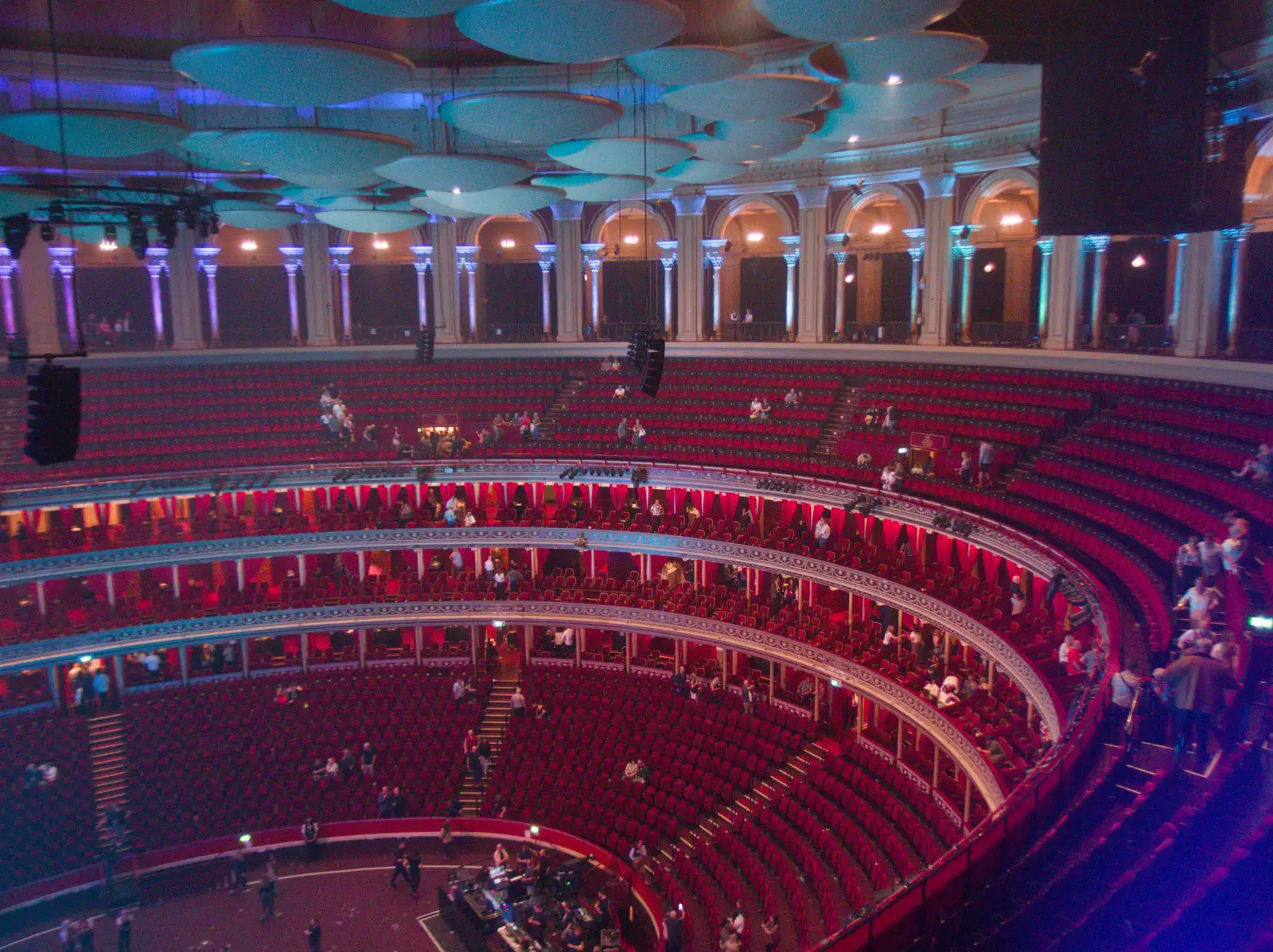 The hall has cleared out in minutes, from Snow Patrol at the Royal Albert Hall, South Kensington, London - 21st September 2026