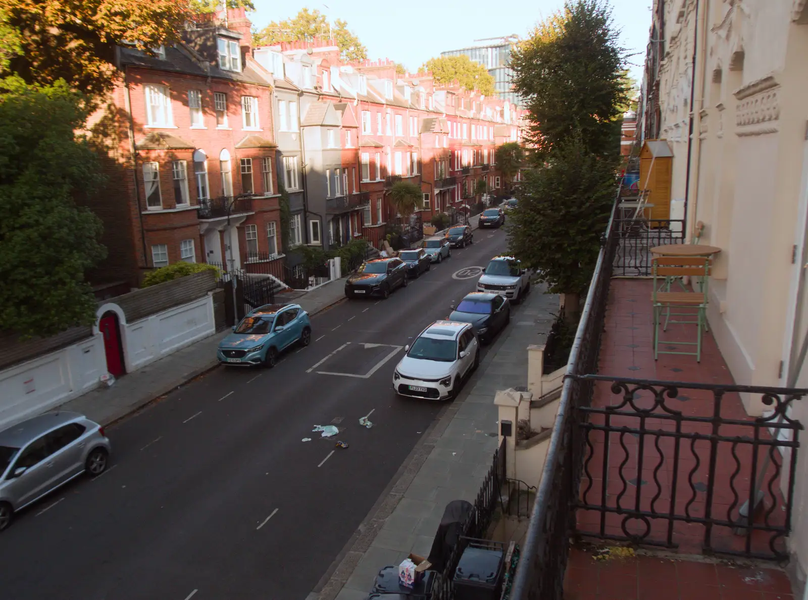Avonmore Road in the morning, from Snow Patrol at the Royal Albert Hall, South Kensington, London - 21st September 2026