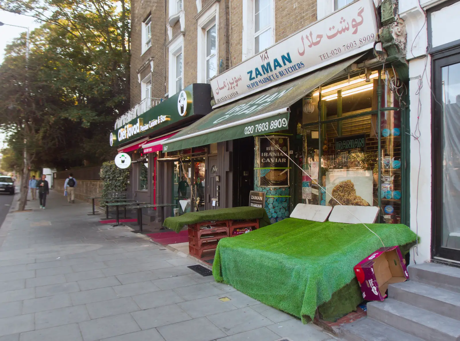 Zaman supermarket is just opening up, from Snow Patrol at the Royal Albert Hall, South Kensington, London - 21st September 2026